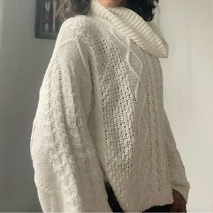 Gently worn but looks almost like new petal and pup, cowl neck sweater.